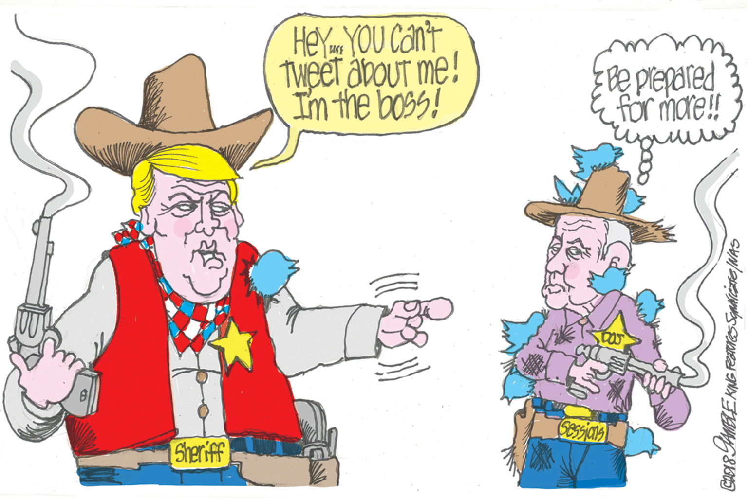 Mammal OCR: HeYm YOU Can't TWEET äbouT me! I'm the boss! e plepaled for mae! Sheriff HeYm YOU Can't TWEET äbouT me! I'm the boss! e plepaled for mae! Sheriff