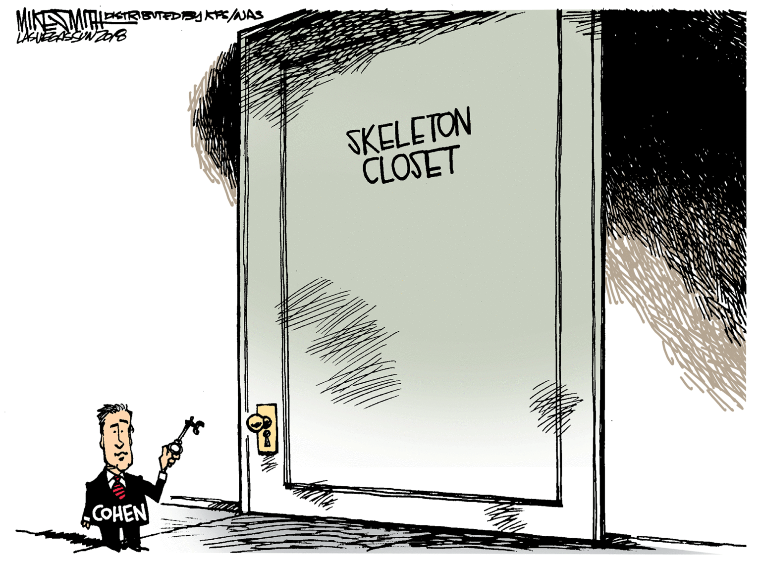 Diagram OCR: SKELETON CLOSET COHEN SKELETON CLOSET COHEN