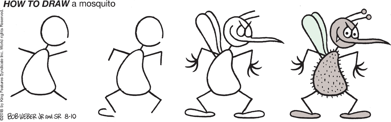 Animation OCR: HOW TO DRAW a mosquito BOB WEBER JR and SR 8-10 HOW TO DRAW a mosquito BOB WEBER JR and SR 8-10