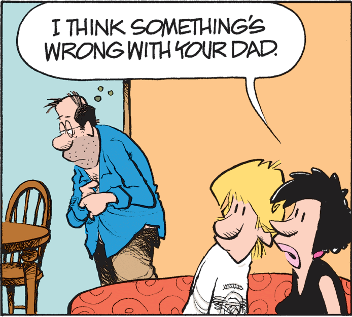 Windsor chair OCR: I THINK SOMETHING'S WRONG WITH YOUR DAD. I THINK SOMETHING'S WRONG WITH YOUR DAD.