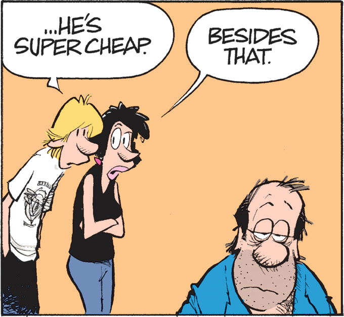 Sharing OCR: ..HE'S SUPER CHEAP BESIDES THAT. ..HE'S SUPER CHEAP BESIDES THAT.