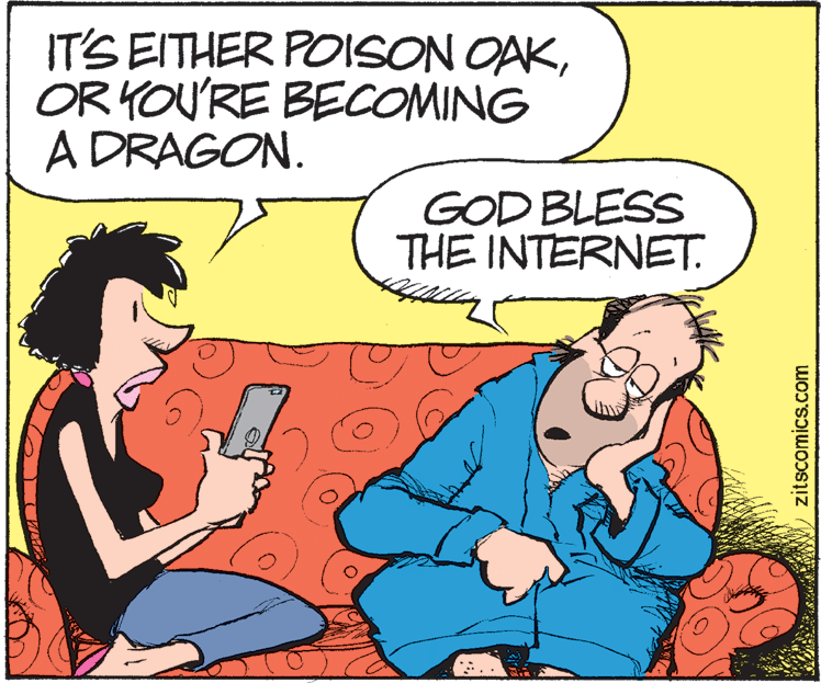 Interaction OCR: IT'S EITHER POISON OAKOR YOU'RE BECOMING A DRAGON. GOD BLESS THE INTERNET. zitscomics.com IT'S EITHER POISON OAKOR YOU'RE BECOMING A DRAGON. GOD BLESS THE INTERNET. zitscomics.com