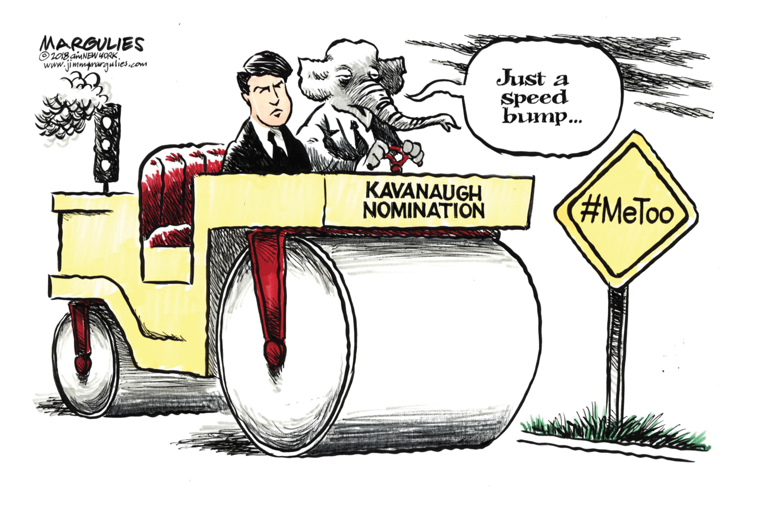 Font OCR: MARGULIES O201B AMNEW4ORKwww.jimmanargulies.com Just a speed bump. KAVANAUGH NOMINATION #MeToo MARGULIES O201B AMNEW4ORKwww.jimmanargulies.com Just a speed bump. KAVANAUGH NOMINATION #MeToo