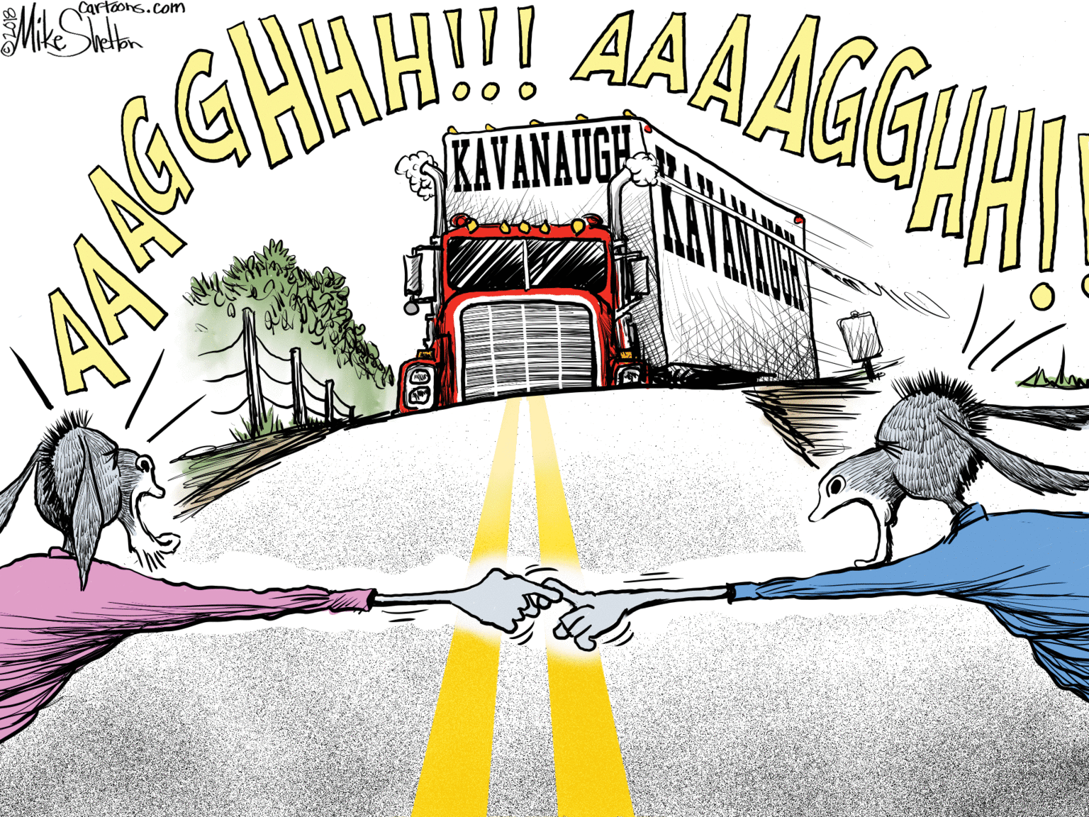 Landmark OCR: Cartoons.com KAVANAUGH Cartoons.com KAVANAUGH