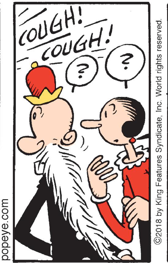 Art OCR: COUGH? COUGH! popeye.com ©2018 by King Features SyndicateInc. World rights reserved. COUGH? COUGH! popeye.com ©2018 by King Features SyndicateInc. World rights reserved.
