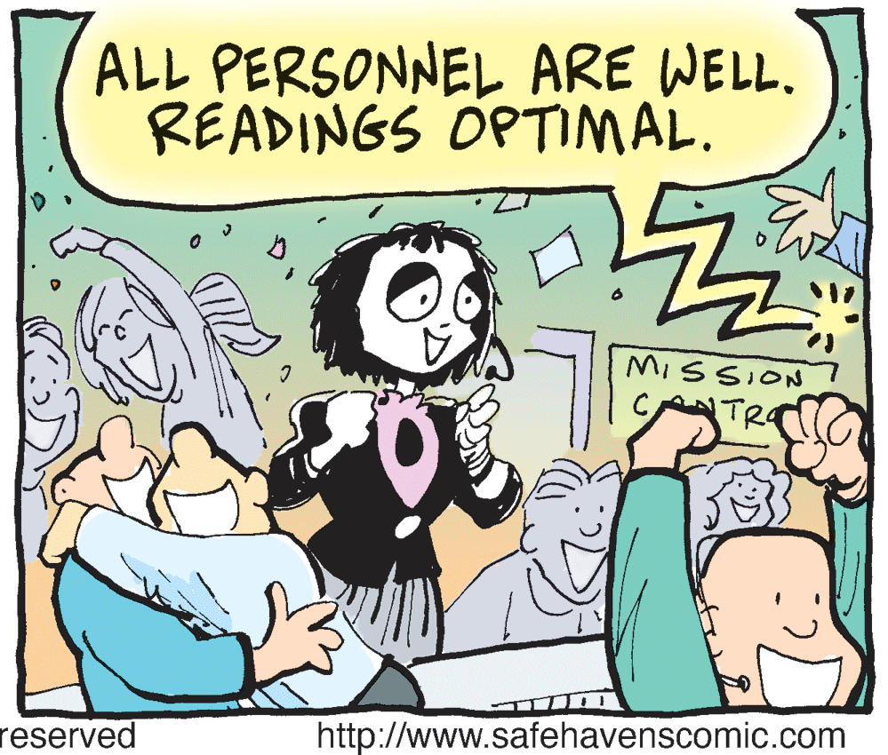 Font OCR: ALL PERSONNEL ARE WELL. READINGS OPTIMAL. MISSION CANTRA reserved http://www.safehavenscomic.com ALL PERSONNEL ARE WELL. READINGS OPTIMAL. MISSION CANTRA reserved http://www.safehavenscomic.com