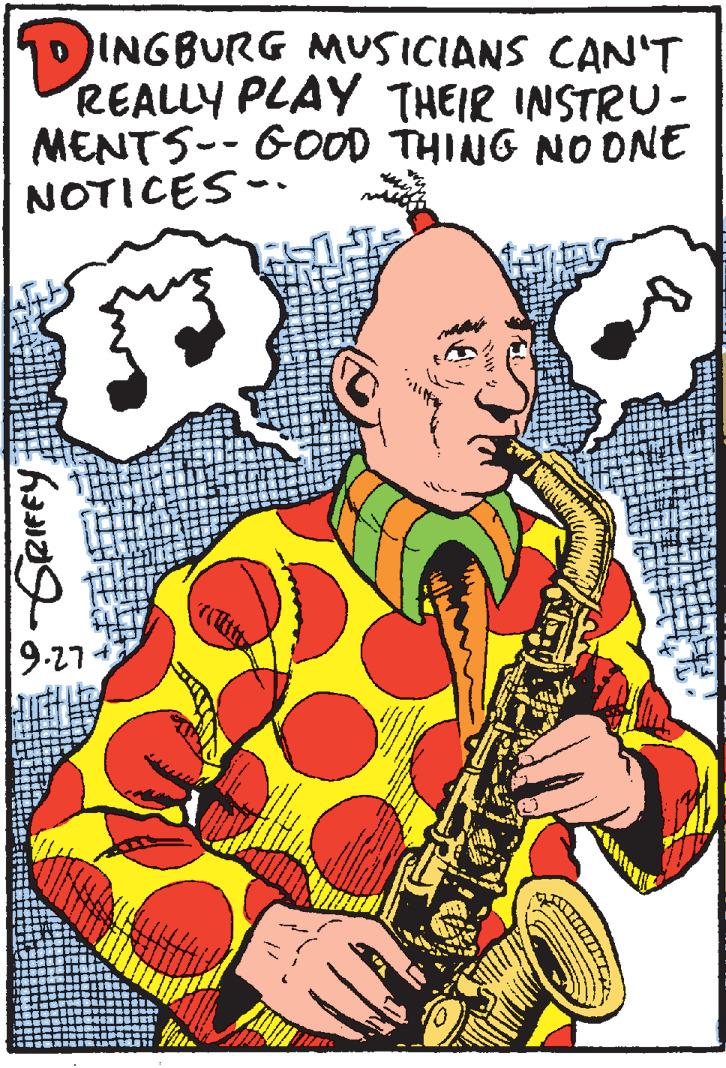 String instrument accessory OCR: D INGBURG MUSICIANS CAN'T REALLY PLAY THEIR INSTRU- MENTS-- GOOD THING NO ONE NOTICES-- 9.27 D INGBURG MUSICIANS CAN'T REALLY PLAY THEIR INSTRU- MENTS-- GOOD THING NO ONE NOTICES-- 9.27