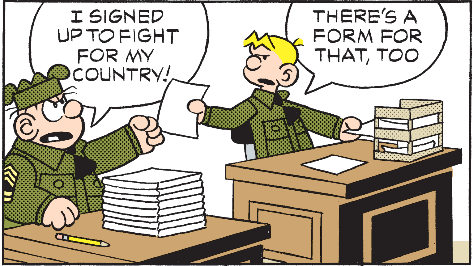 Package delivery OCR: I SIGNED UP TO FIGHT FOR MY COUNTRY! THERE'S A FORM FOR THATTOO I SIGNED UP TO FIGHT FOR MY COUNTRY! THERE'S A FORM FOR THAT
