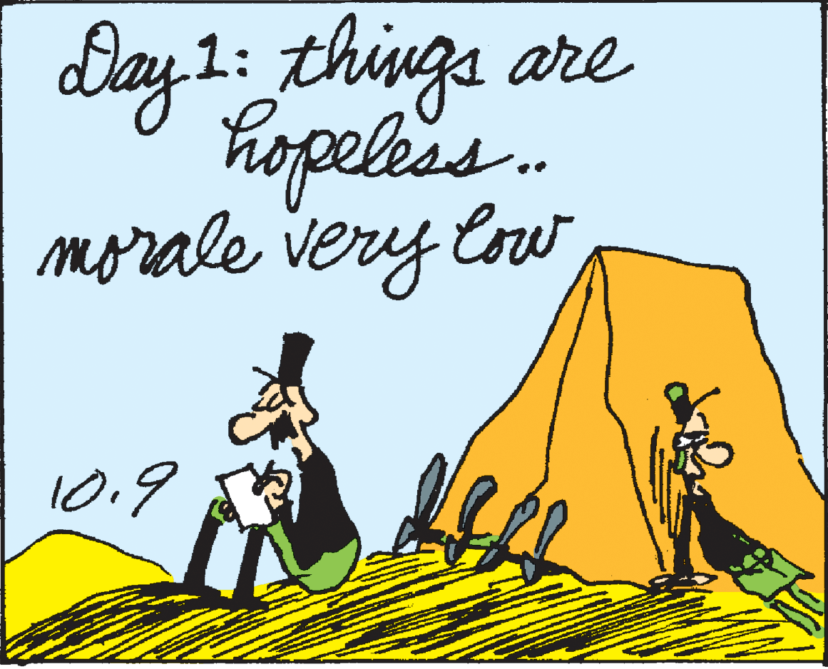 Slope OCR: Day 1: things are hopelies.. morale very Couw 10.9 Day 1: things are hopelies.. morale very Couw 10.9