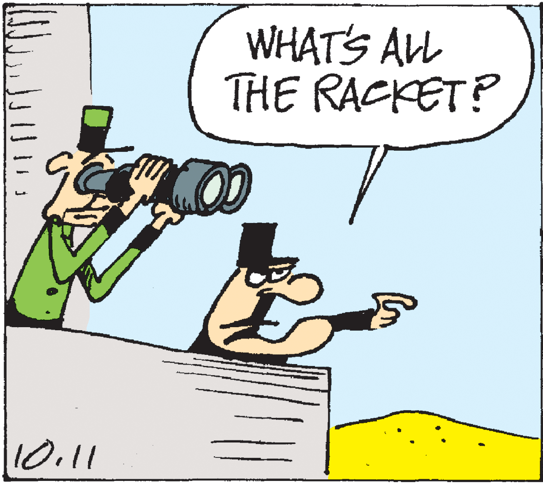 Humour OCR: WHAT'S ALL THE RACKET? 10.11 WHAT'S ALL THE RACKET? 10.11