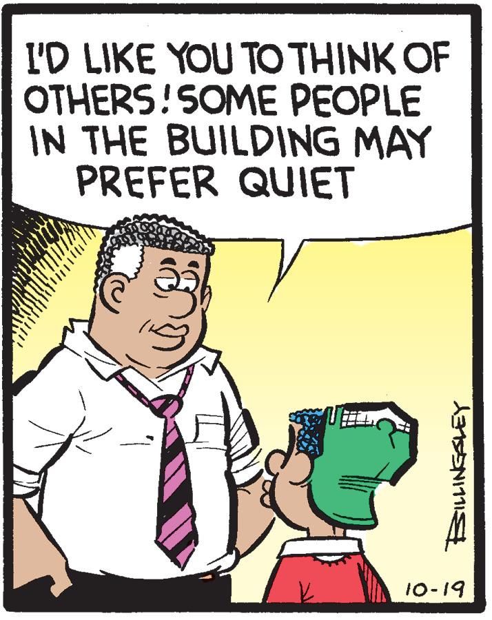 People OCR: I'D LIKE YOU TO THINK OF OTHERS!SOME PEOPLE IN THE BUILDING MAY PREFER QUIET 10-19 I'D LIKE YOU TO THINK OF OTHERS!SOME PEOPLE IN THE BUILDING MAY PREFER QUIET 10-19