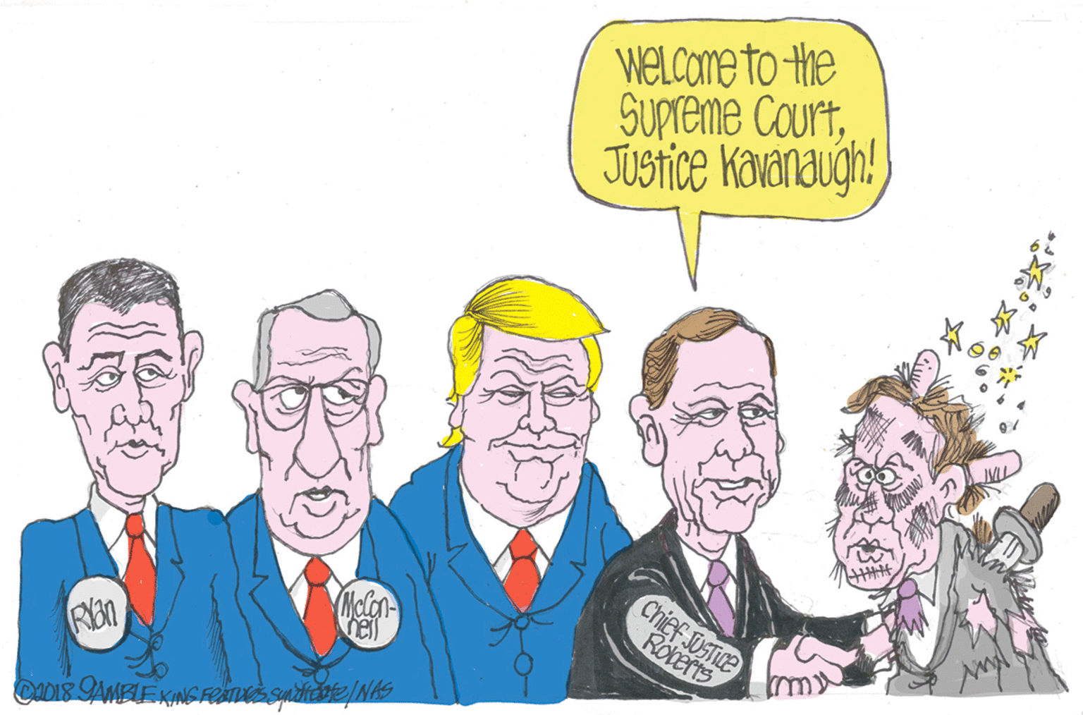 Event OCR: WELCOME to the Supreme CourtJustice Kavanaugn!) Chief JUTCE Röterts Melon WELCOME to the Supreme CourtJustice Kavanaugn!) Chief JUTCE Röterts Melon