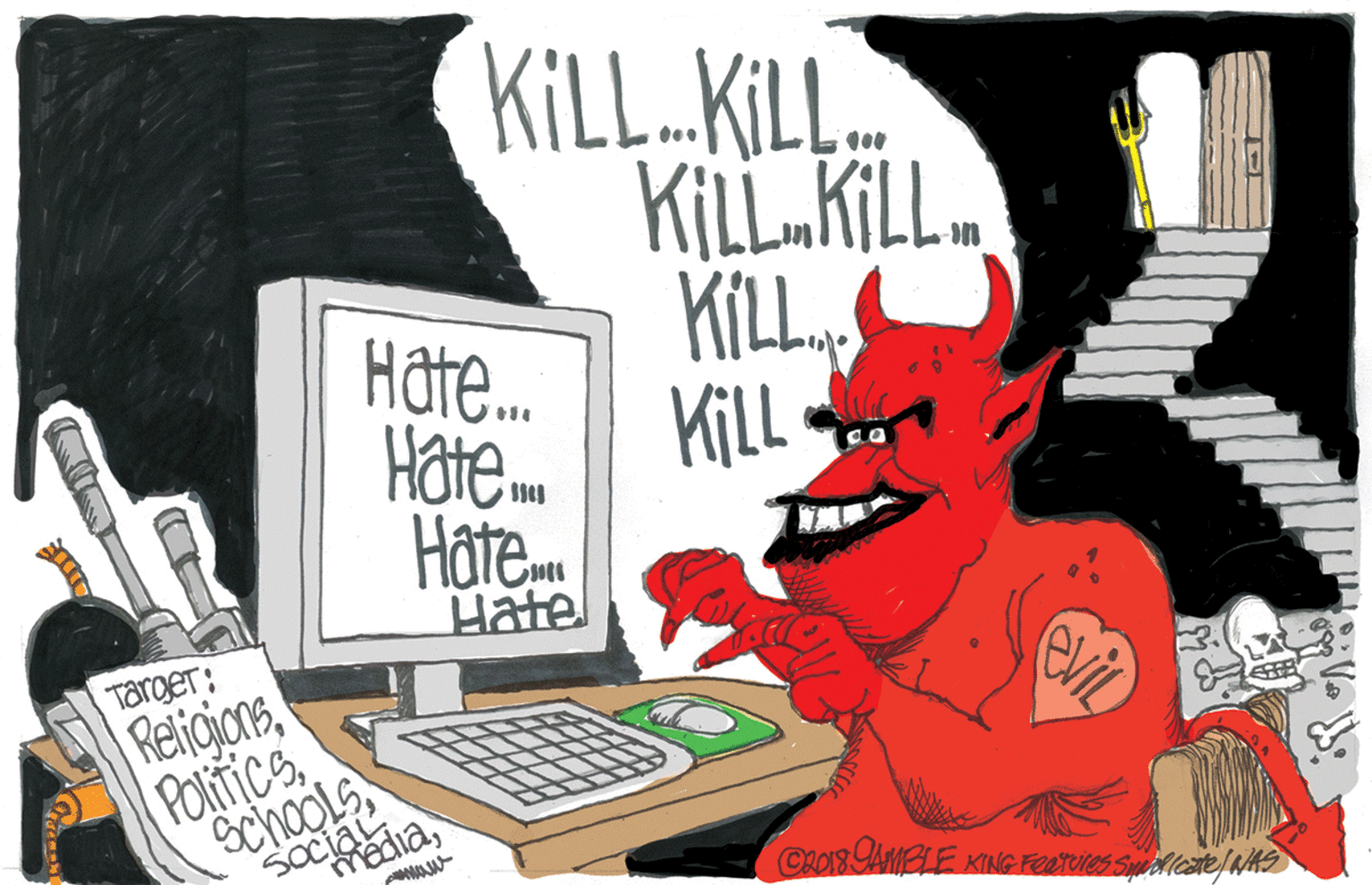 Peripheral OCR: KILL..KIL. KILL.KILL. KILL. Hate. KILL Hate. Hate Hate TargeT: RetigionseviL PoliticsSchool Social MadiaKILL..KIL. KILL.KILL. KILL. Hate. KILL Hate. Hate Hate TargeT: RetigionseviL PoliticsSchool Social Madia