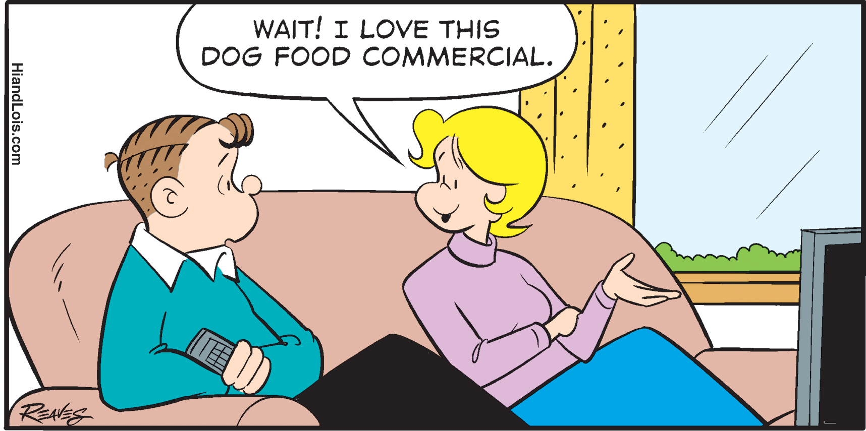 Finger OCR: WAIT! I LOVE THIS DOG FOOD COMMERCIAL. RENES HiandLois.com WAIT! I LOVE THIS DOG FOOD COMMERCIAL. RENES HiandLois.com