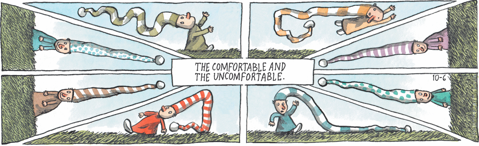 Animation OCR: THE COMFORTABLE AND THE UNCOMFORTABLE. 10-6 THE COMFORTABLE AND THE UNCOMFORTABLE. 10-6