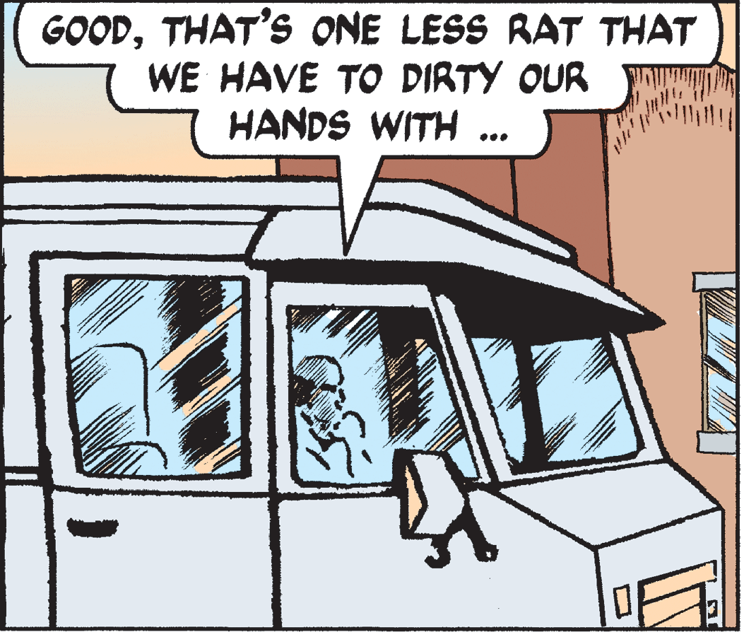 Urban design OCR: GOODTHAT'S ONE LESS RAT THAT WE HAVE TO DIRTY OUR HANDS WITH ... GOODTHAT'S ONE LESS RAT THAT WE HAVE TO DIRTY OUR HANDS WITH ...