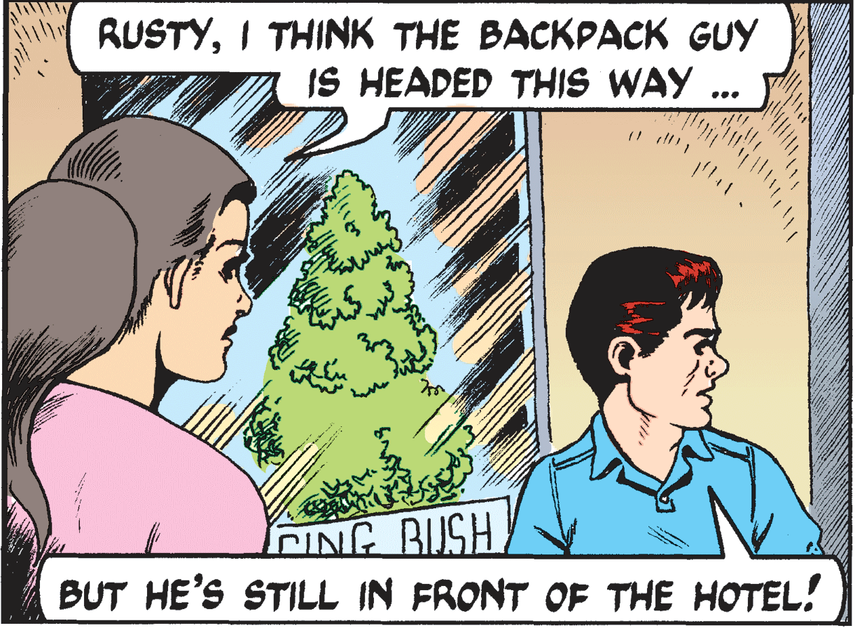 Gesture OCR: RUSTYI THINK THE BACKPACK GUY IS HEADED THIS WAY ... CING BUSH BUT HE'S STILL IN FRONT OF THE HOTEL! RUSTYI THINK THE BACKPACK GUY IS HEADED THIS WAY ... CING BUSH BUT HE'S STILL IN FRONT OF THE HOTEL!