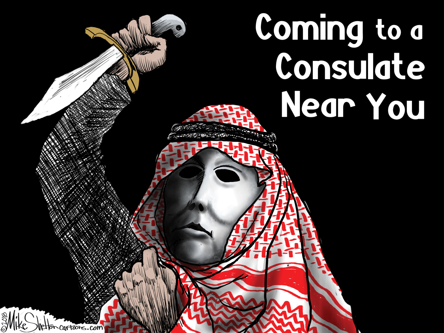 Graphic design OCR: Coming to a Consulate Near You Honcartoons.com Coming to a Consulate Near You Honcartoons.com