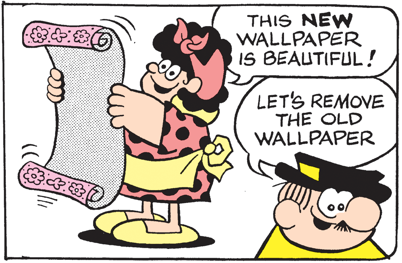 Handwriting OCR: THIS NEW WALLPAPER IS BEAUTIFUL! LET'S REMOVE THE OLD WALLPAPER THIS NEW WALLPAPER IS BEAUTIFUL! LET'S REMOVE THE OLD WALLPAPER