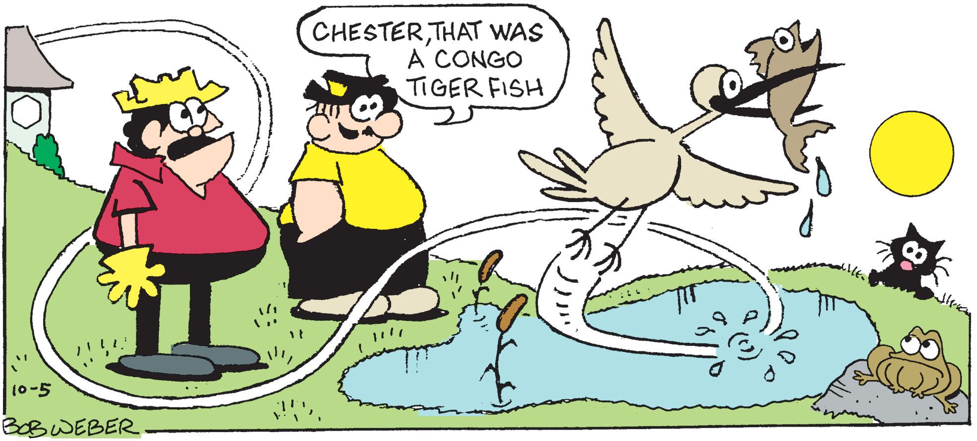 Sharing OCR: CHESTERTHAT WAS A CONGO TIGER FISH 10-5 BOBWEBER CHESTERTHAT WAS A CONGO TIGER FISH 10-5 BOBWEBER