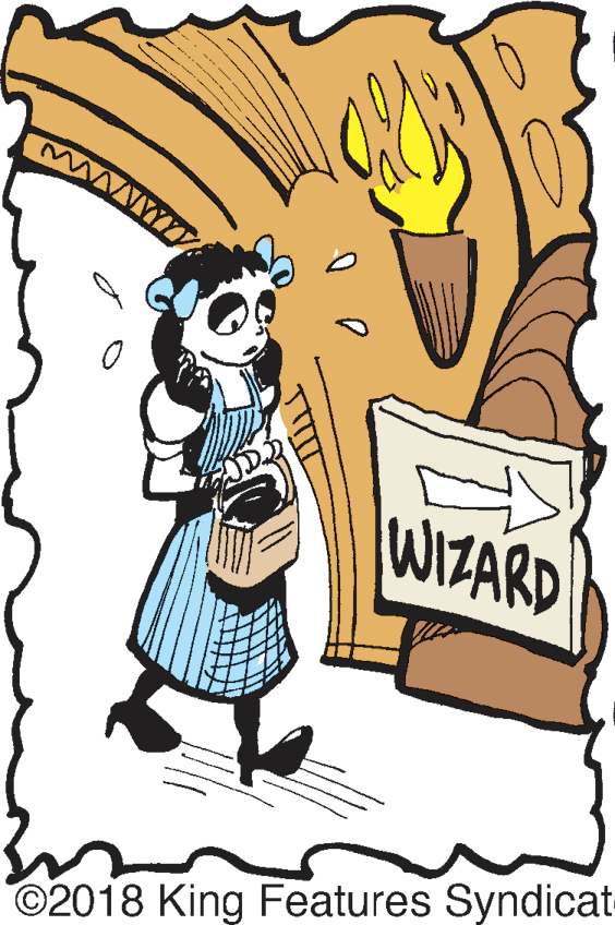 Drawing OCR: WIZARD ©2018 King Features Syndicat WIZARD ©2018 King Features Syndicat