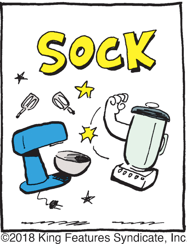 Graphics OCR: SOCK ©2018 King Features SyndicateInc. SOCK ©2018 King Features Syndicate