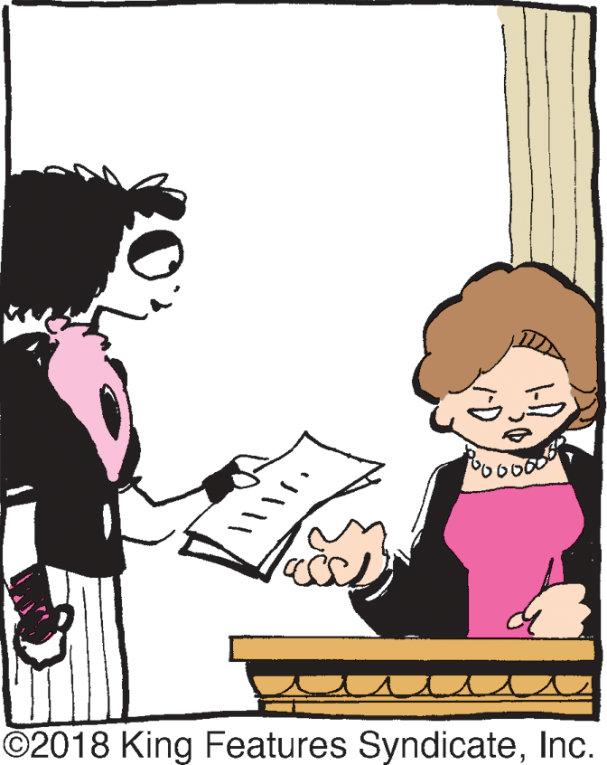 Font OCR: ©2018 King Features SyndicateInc. ©2018 King Features Syndicate