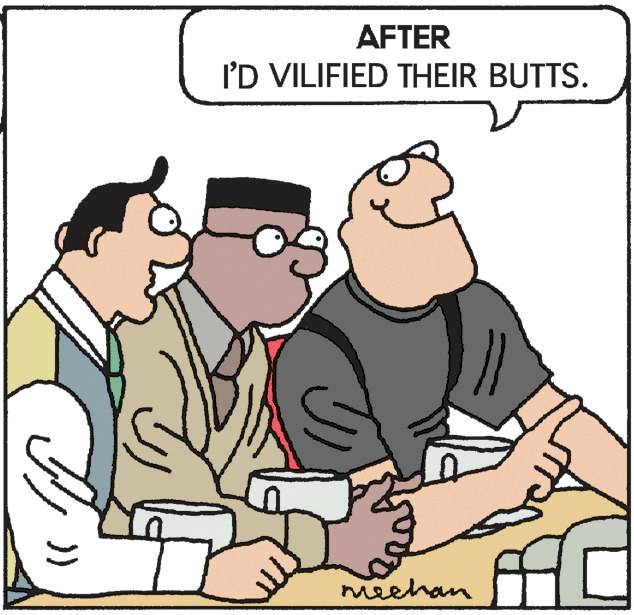 Finger OCR: AFTER I'D VILIFIED THEIR BUTTS. meehan )) AFTER I'D VILIFIED THEIR BUTTS. meehan ))