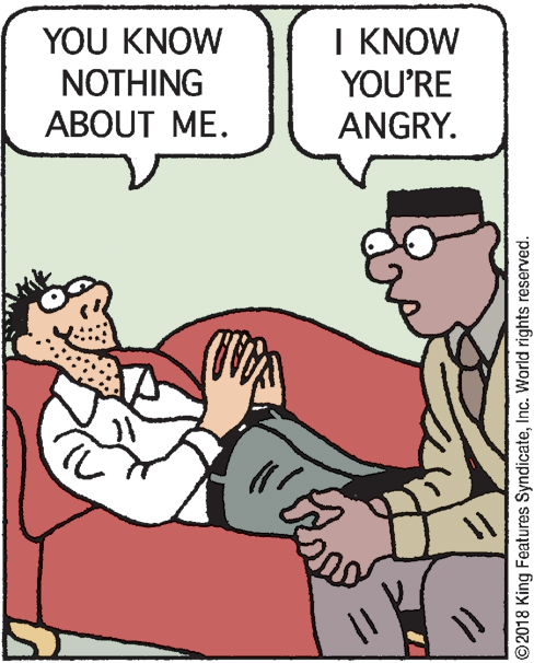 Comics OCR: I KNOW YOU'RE YOU KNOW NOTHING ABOUT ME. ANGRY. ©2018 King Features SyndicateInc. World rights reserved. I KNOW YOU'RE YOU KNOW NOTHING ABOUT ME. ANGRY. ©2018 King Features SyndicateInc. World rights reserved.