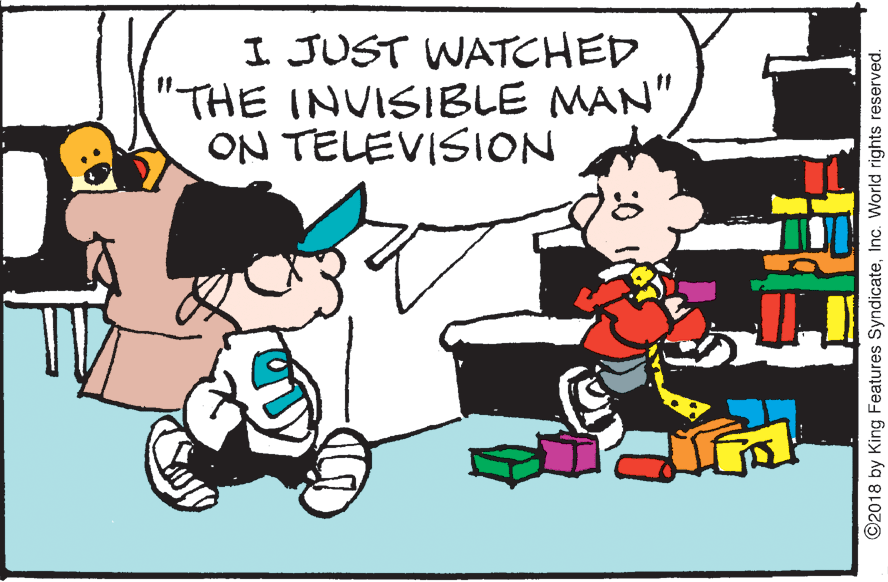 Gesture OCR: I JUST WATCHED 'THE INVISIBLE MAN" ON TELEVISION ©2018 by King Features SyndicateInc. World rights reserved. I JUST WATCHED 'THE INVISIBLE MAN" ON TELEVISION ©2018 by King Features SyndicateInc. World rights reserved.