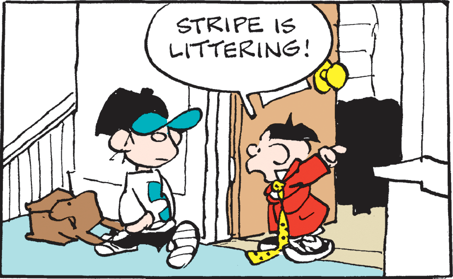 Font OCR: STRIPE IS LITTERING! STRIPE IS LITTERING!