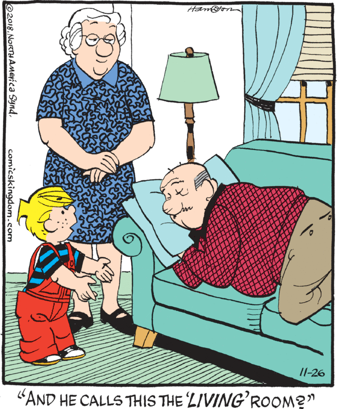 Fiction OCR: Ham@ton I1-26 "AND HE CALLS THIS THE 2IVING'ROOM?" 2018.NORTHAmerica Syndcomicskingdom.com Ham@ton I1-26 "AND HE CALLS THIS THE 2IVING'ROOM?" 2018.NORTHAmerica Synd