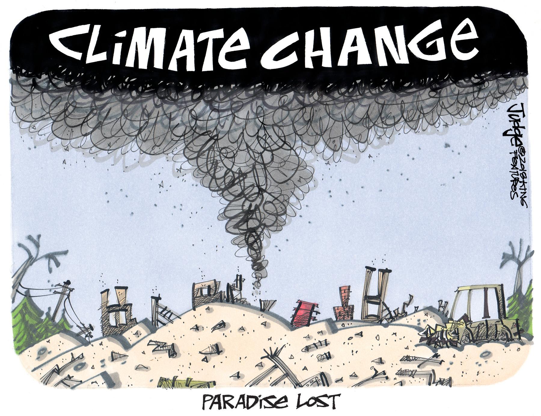 Soil OCR: CLIMATE CHANGE PARADISE LOST CLIMATE CHANGE PARADISE LOST