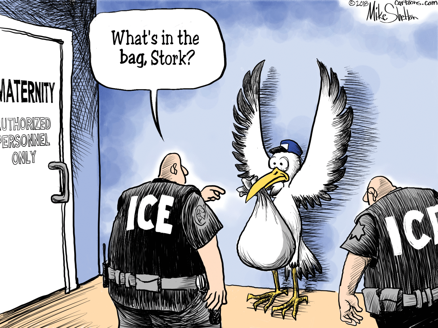 Animation OCR: Cartoons.com What's in the bagStork? MATERNTY LUTHORIZED FERSONNEL. ONLY ICE IC Cartoons.com What's in the bagStork? MATERNTY LUTHORIZED FERSONNEL. ONLY ICE IC