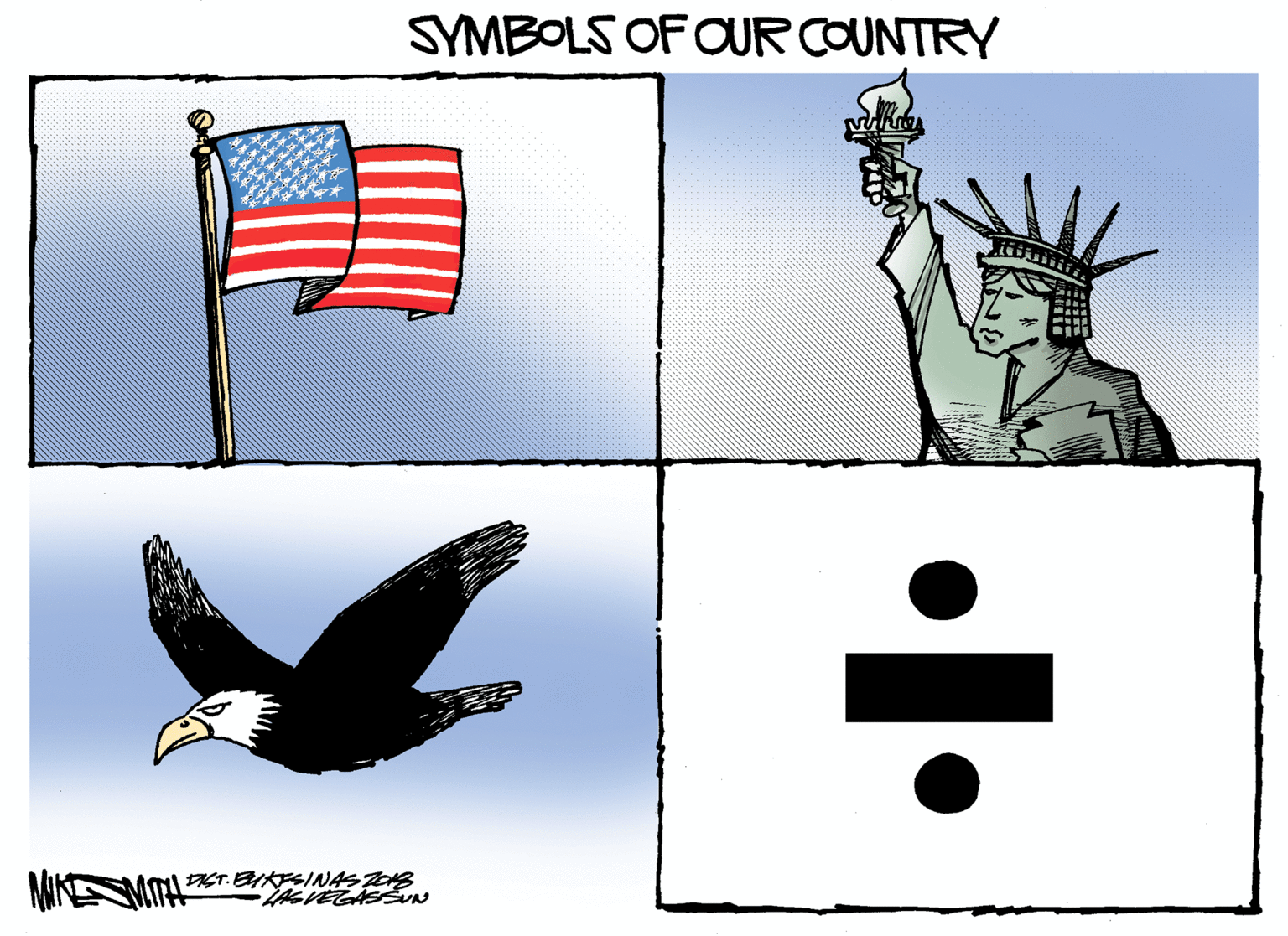 Illustration OCR: SYMBOLS OF OUR COUNTRY DIST. EBISINAS O SYMBOLS OF OUR COUNTRY DIST. EBISINAS O