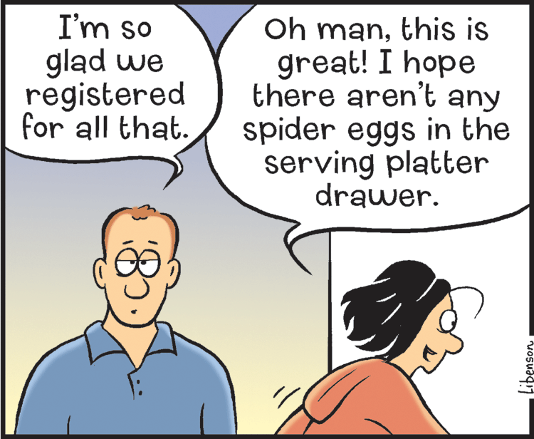 Product OCR: I'm so glad we registered for all that. Oh manthis is great! I hope there aren't any spider eggs in the serving platter drawer. I'm so glad we registered for all that. Oh manthis is great! I hope there aren't any spider eggs in the serving platter drawer.