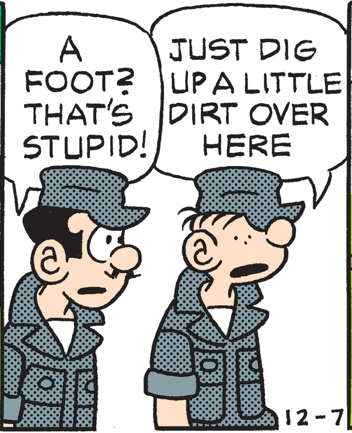 Headgear OCR: A FOOT? UPALITTLE THAT'S DIRT OVER STUPID! JUST DIG HERE 12-7 A FOOT? UPALITTLE THAT'S DIRT OVER STUPID! JUST DIG HERE 12-7