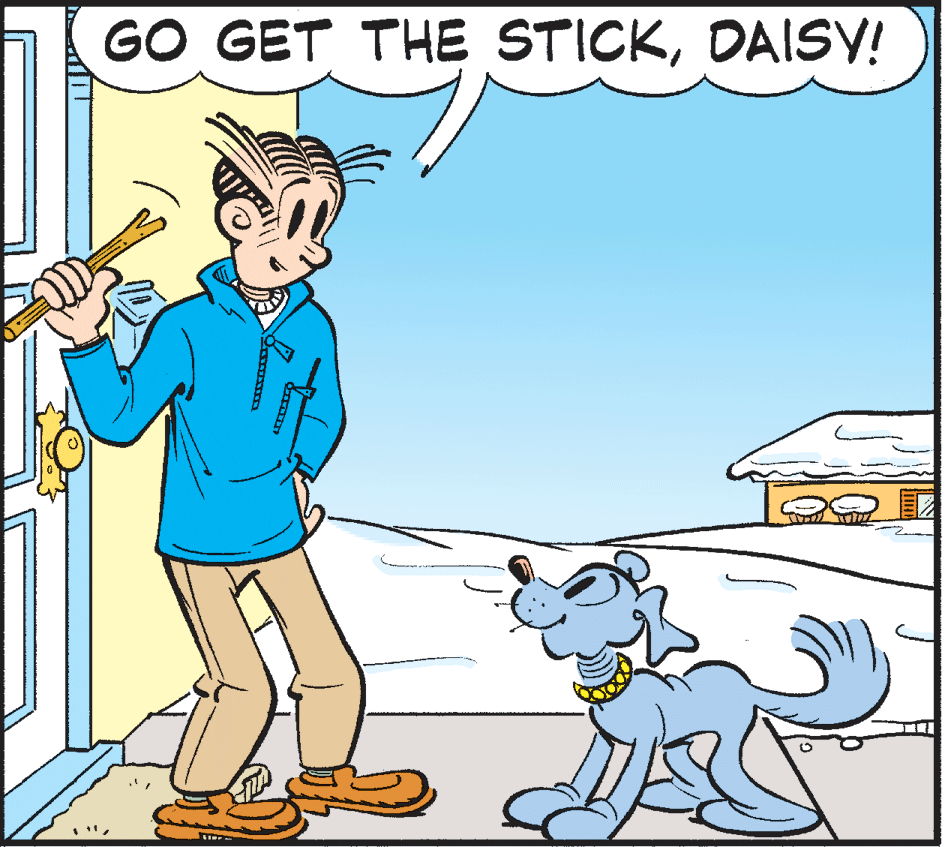 Rectangle OCR: GO GET THE STICKDAISY! GO GET THE STICK
