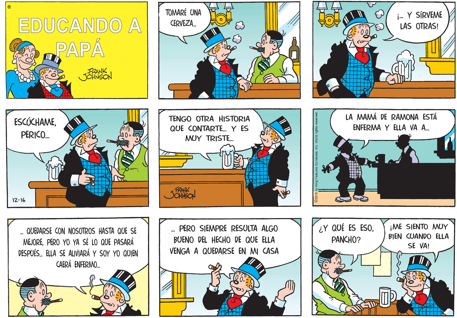 Organism OCR: TOMARÉ UNA EDUCANDO A i Y SÍRVEME LAS OTRAS! CERVEZA. PAPA FRANK JSSON ESCÚCHAMETENGO OTRA HISTORIA LA MAMÁ DE RAMONA ESTÁ QUE CONTARTE. Y ES ENFERMA Y ELLA VA A. PERICO. MUY TRISTE. FRANK JOHNSON 12-16 ¿Y QUÉ ES ESO¡ME SIENTO MUY BIEN CUANDO ELLA SE VA! PERO SIEMPRE RESULTA ALGO QUEDARSE CON NOSOTROS HASTA QUE SE MEJOREPERO YO YA SÉ LO QUE PASARÁ DESPUÉS. ELLA SE ALIVIARÁ Y SOY YO QUIEN CAERÁ ENFERMO. BUENO DEL HECHO DE QUE ELLA PANCHO? VENGA A QUEDARSE EN MI CASA TOMARÉ UNA EDUCANDO A i Y SÍRVEME LAS OTRAS! CERVEZA. PAPA FRANK JSSON ESCÚCHAMETENGO OTRA HISTORIA LA MAMÁ DE RAMONA ESTÁ QUE CONTARTE. Y ES ENFERMA Y ELLA VA A. PERICO. MUY TRISTE. FRANK JOHNSON 12-16 ¿Y QUÉ ES ESO¡ME SIENTO MUY BIEN CUANDO ELLA SE VA! PERO SIEMPRE RESULTA ALGO QUEDARSE CON NOSOTROS HASTA QUE SE MEJOREPERO YO YA SÉ LO QUE PASARÁ DESPUÉS. ELLA SE ALIVIARÁ Y SOY YO QUIEN CAERÁ ENFERMO. BUENO DEL HECHO DE QUE ELLA PANCHO? VENGA A QUEDARSE EN MI CASA
