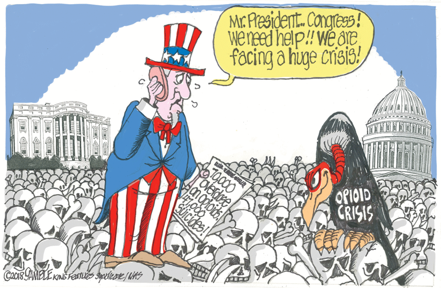 Costume hat OCR: MC Hesident. Congress! wenged help!! We are facing a huge crisis! 79000 OPIOID CRISIS 0ICides ? @? MC Hesident. Congress! wenged help!! We are facing a huge crisis! 79000 OPIOID CRISIS 0ICides ? @ ?