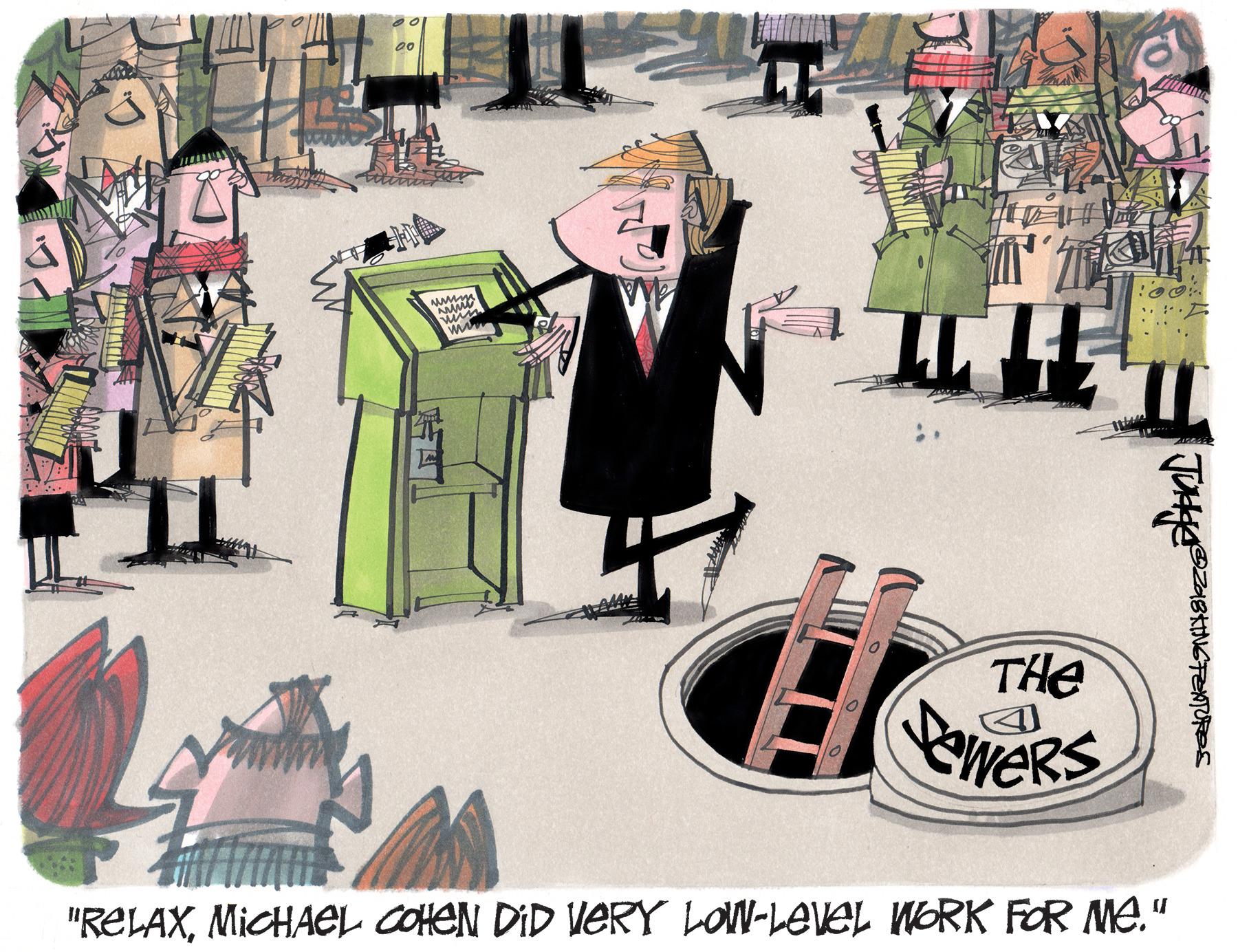 Painting OCR: ? AMM THe BweRS "RELAXMICHAEL COHEN DID VERY LOW-LAVEL WORK FOR MC." ? AMM THe BweRS "RELAXMICHAEL COHEN DID VERY LOW-LAVEL WORK FOR MC."