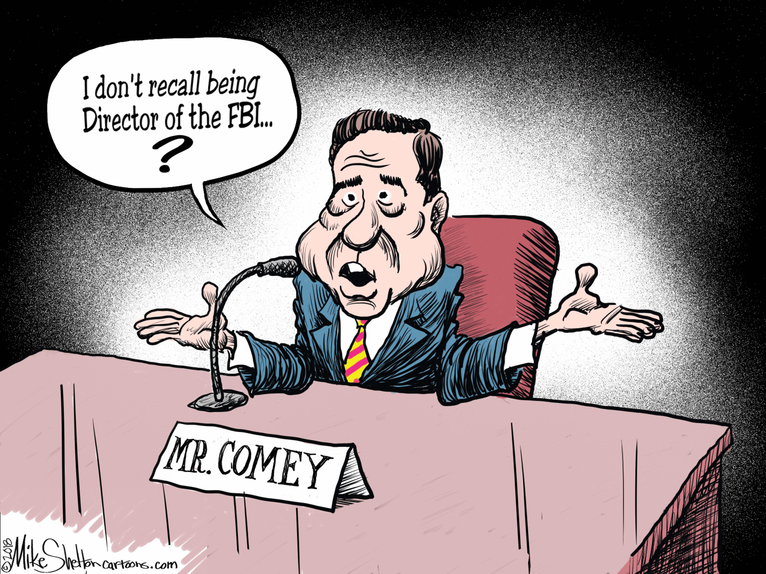 Animation OCR: I don't recall being Director of the FBI. MR.COMEY hetton cartoone6.com I don't recall being Director of the FBI. MR.COMEY hetton cartoone6.com