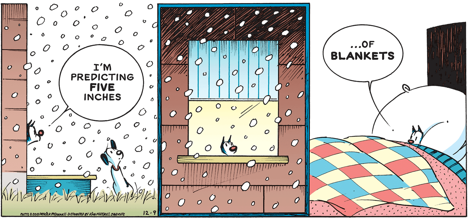 Graphics OCR: ...OF BLANKETS I'M PREDICTING FIVE INCHES 12.9 ...OF BLANKETS I'M PREDICTING FIVE INCHES 12.9