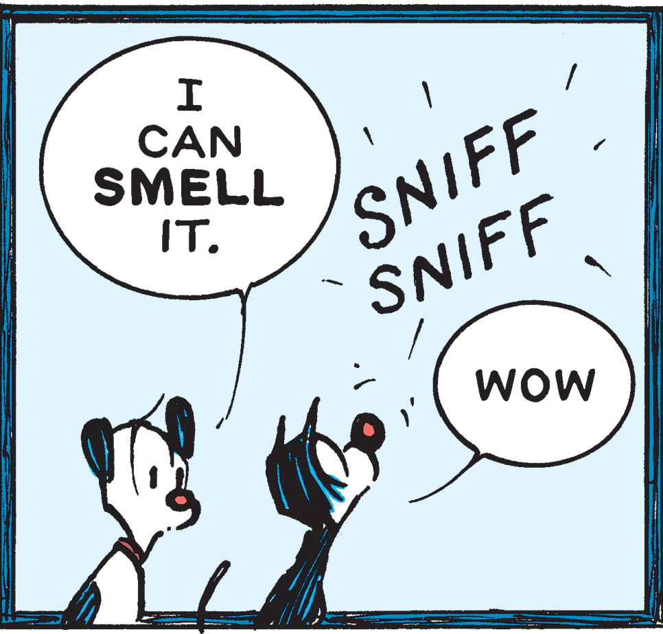 Sharing OCR: CAN SMELL SNIFF SNIFF IT. WOw CAN SMELL SNIFF SNIFF IT. WOw