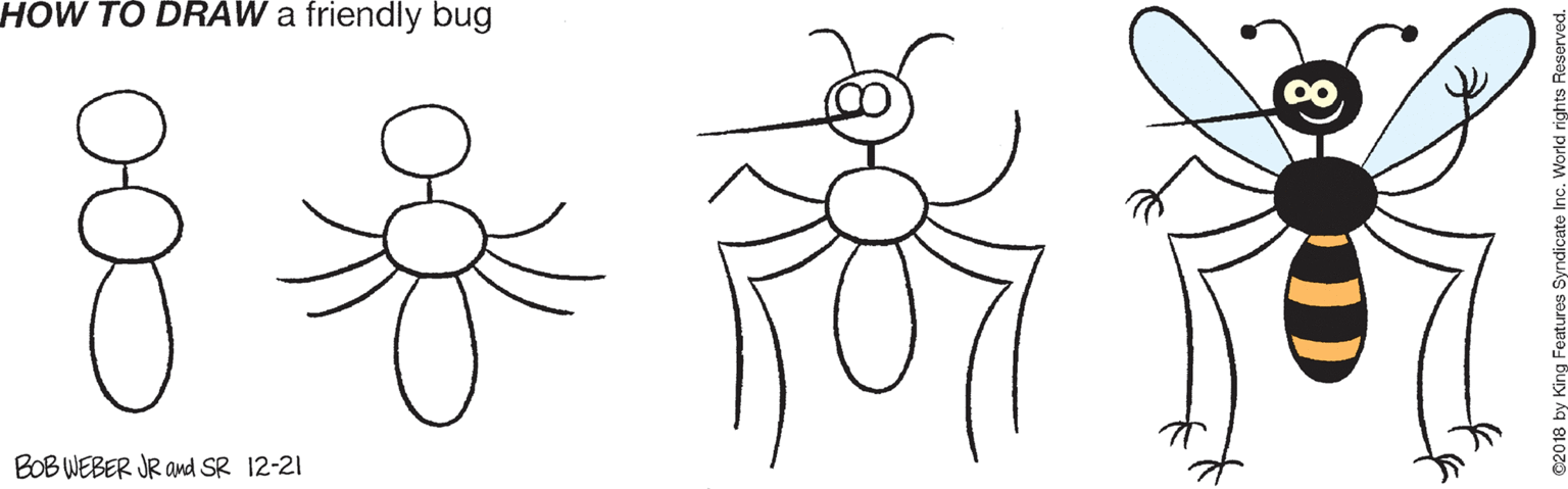 Vertebrate OCR: HÓW TO DRAW a friendly bug BOB WEBER JR and SR 12-21 HÓW TO DRAW a friendly bug BOB WEBER JR and SR 12-21