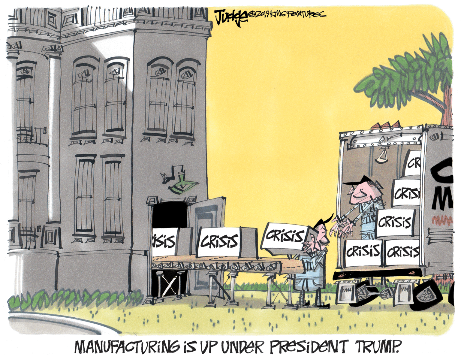 Graphics OCR: CR CRIS M CRISIS CRISIS Sis CRISIS CRISIS CRISIS MANUFACTURING IS UP UNDER PRESIDENT TRUMP CR CRIS M CRISIS CRISIS Sis CRISIS CRISIS CRISIS MANUFACTURING IS UP UNDER PRESIDENT TRUMP