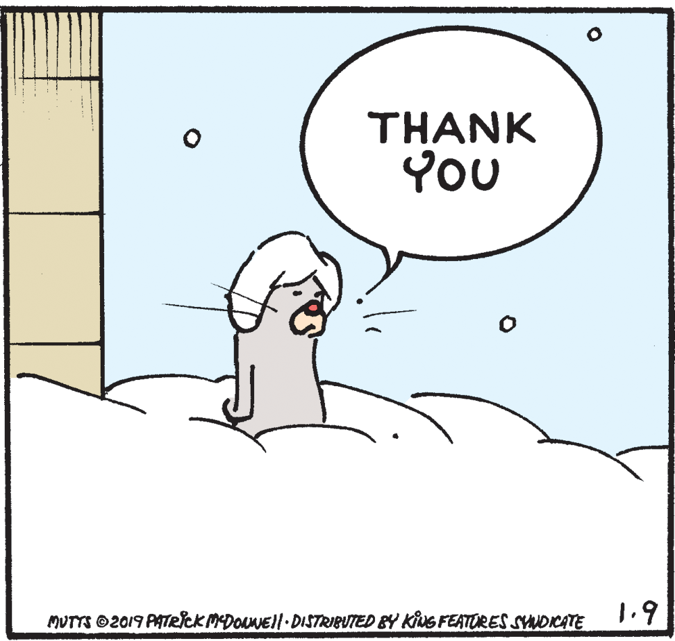 Gesture OCR: THANK YOU MUTTS ©2019 PATRICK MDONNEl DISTRIBUTED BY KING FEATORES SYADICATE 1.9 THANK YOU MUTTS ©2019 PATRICK MDONNEl DISTRIBUTED BY KING FEATORES SYADICATE 1.9