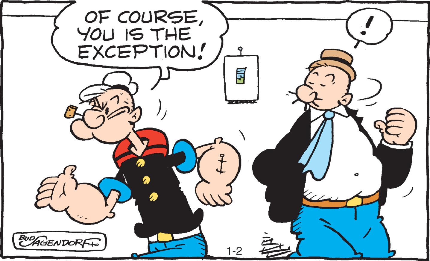 Pleased OCR: OF COURSEYOU IS THE EXCEPTION! CoGENDORFE BUD1-2 OF COURSEYOU IS THE EXCEPTION! CoGENDORFE BUD