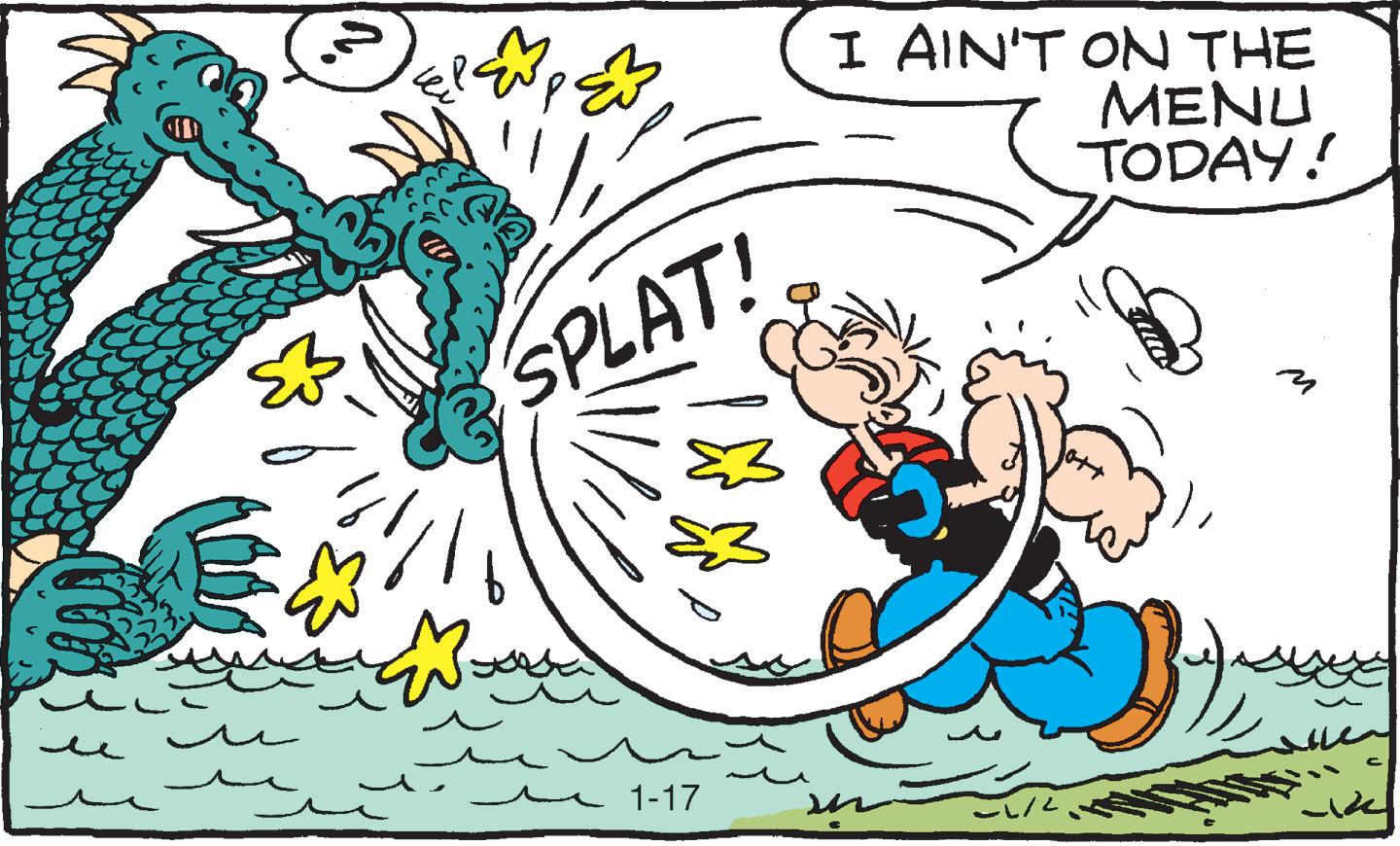 Tail OCR: I AIN'T ON THE MENU TODAY! SPLAT! ? 1-17 I AIN'T ON THE MENU TODAY! SPLAT! ? 1-17