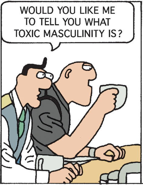 Rectangle OCR: WOULD YOU LIKE ME TO TELL YOU WHAT TOXIC MASCULINITY IS? WOULD YOU LIKE ME TO TELL YOU WHAT TOXIC MASCULINITY IS?